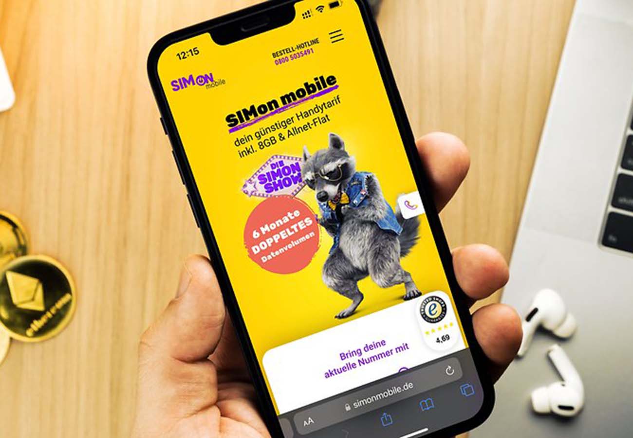 SIMon mobile: Kostenlose 5G-Nutzung für alle Tarife ab sofort verfügbar!